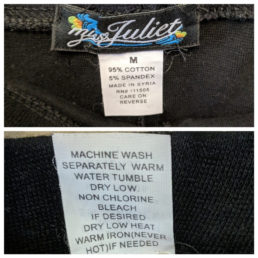 MISS JULIET SWEATPANTS SIZE MEDIUM - Picture 8 of 8